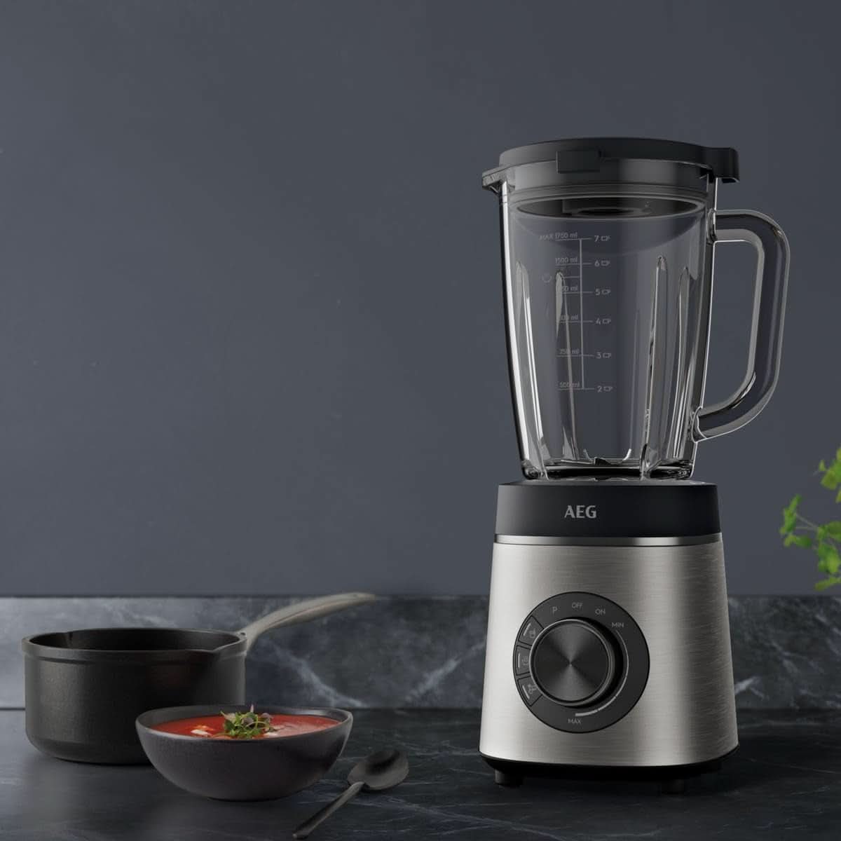 AEG TB6-1-6S STANDMIXER / Geschwindigkeitsregelung 3 Programme Smoothie ICE Funktion Küche Naty Shop