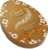 Ostermischung Lindt Schokolade LINDOR | Schachtel 144g | LINDOR-Eier, die auf der Zunge zergehen, in drei Varianten: Milchschokolade, Zartbitterschokolade, Haselnuss | Osterschokolade | Geschenk aus Schokolade | 1 Packung