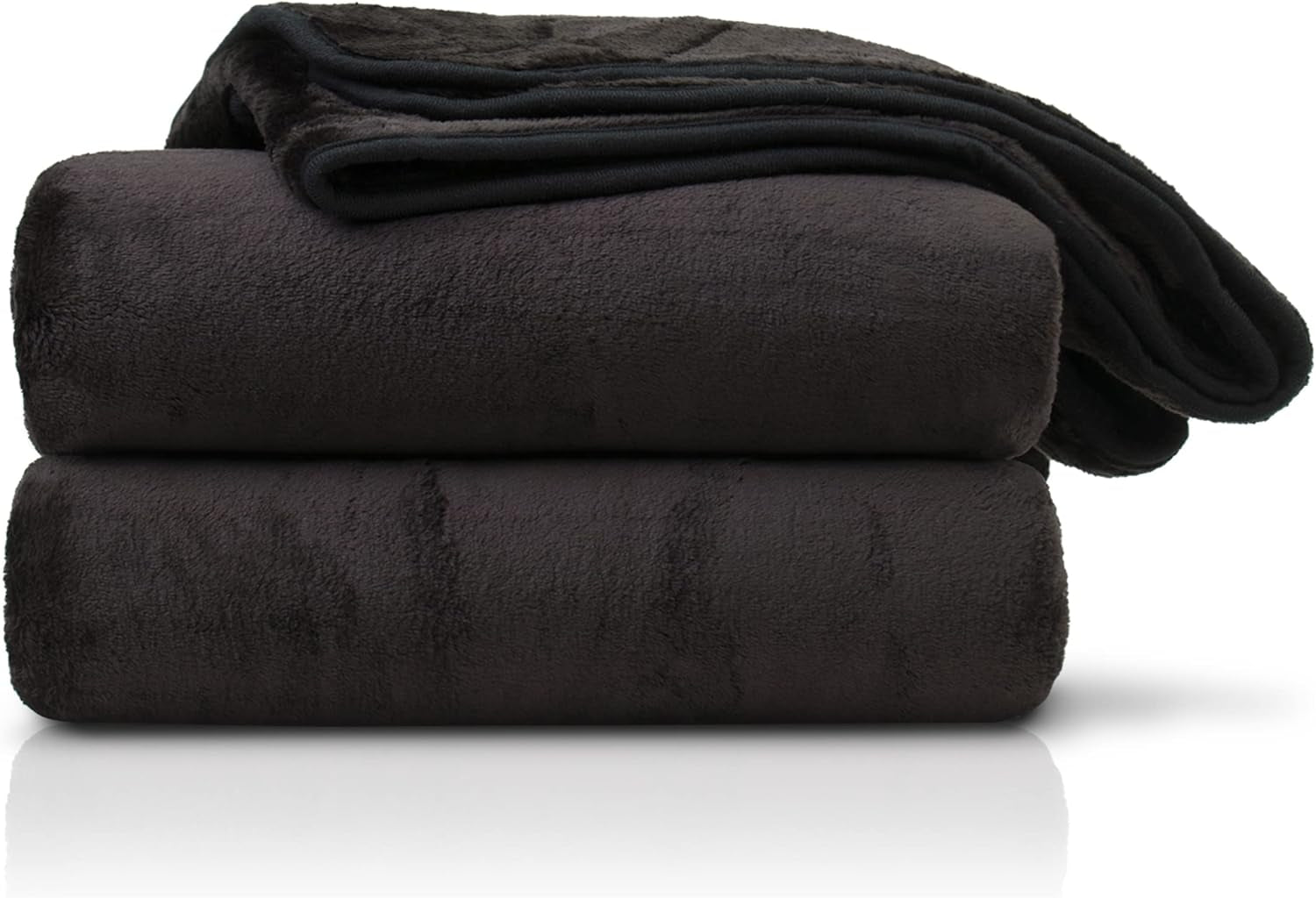 Amago - Bequeme Decke, Kaschmiroptik, 180 x 220 cm - Schwarze Betten und Decken Besuche den Gözze-Store Standardtitel