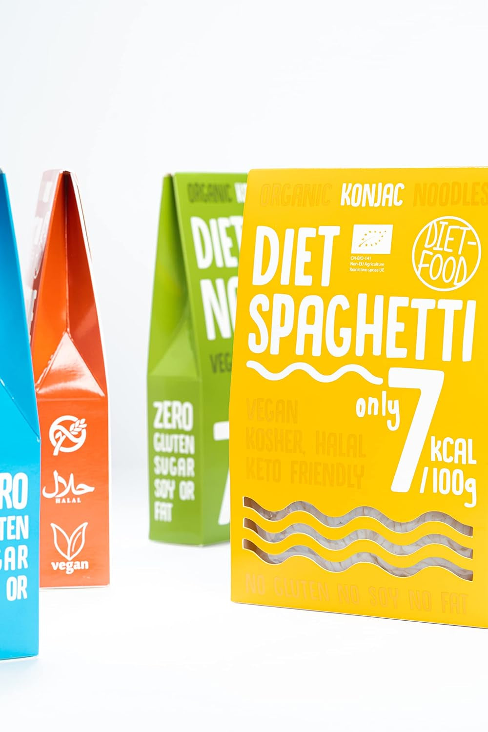 DIET-FOOD Bio-Shirataki-Konjac-Instantreis, kohlenhydratarm, kalorienarm, vegan, fettfrei, sojafrei, glutenfrei, Keto-freundlich, schlankmachend, 300 Gramm