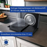 Steba Multifunktionshobel, einstellbare Schnittstärke bis 17 mm, Handschutz Rasnite und Naty Shop Slicers