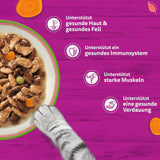 WHISKAS TASTY MIX Nassfutter in Sauce für Katzen 40 x 85g Chef's Choice