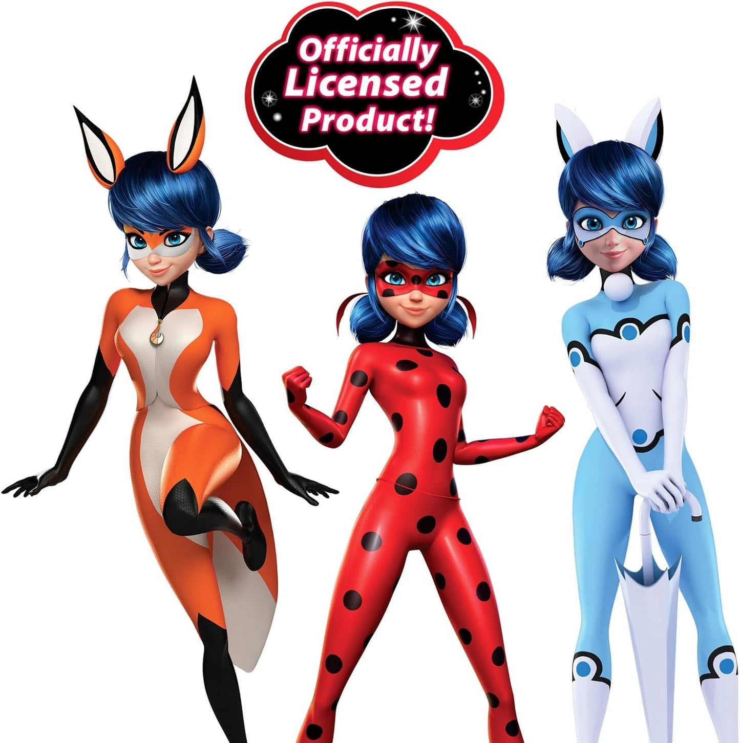 Bandai – Miraculous Ladybug – Puppe Marinette Farbwechsel-Überraschung – Miraculous-Gliederpuppe, 26 cm + 3 Überraschungen – zufälliges Modell – P50390 Puppen Naty Shop