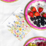 Talking Tables Table Kind Einwegservietten, weiche Papierservietten, Einwegservietten mit Blumenmuster, für Hochzeiten oder den täglichen Gebrauch, umweltfreundlich, kompostierbar, recycelbar