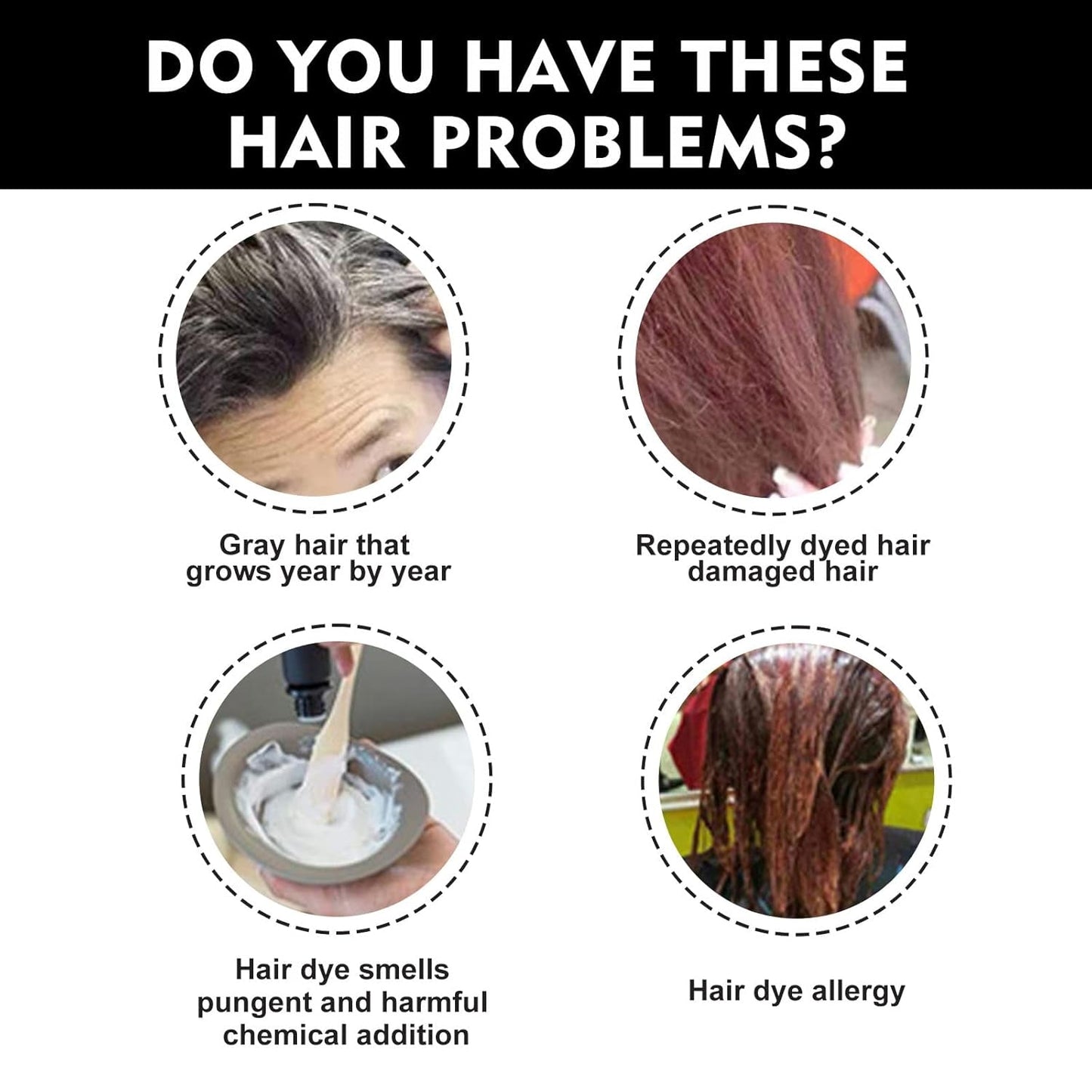 Schwarzbrauner Einweg-Haarfärbestift, sofortige graue Wurzelabdeckung, Haarfarbe, Cremestift, schnelle temporäre Abdeckung, weißes Haar, Haarfärbemittel, Naty Shop