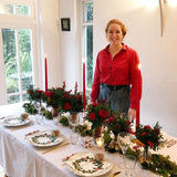 Talking Tables 20 XL-Weihnachtspapierservietten mit Stechpalmen-Design | Luxuriöse Einwegtücher | Wiederverwendbar | Ideal für Weihnachts- und Dinnerpartys | Hohe Qualität | 40cm x 40cm