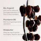 KORRES ARGAN OIL Haarmaske, pflegende Maske mit Arganöl, Sheabutter und Weizenprotein, ideal für coloriertes Haar, vegan, 125 ml Naty Shop Haarmaske