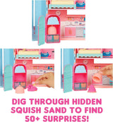 LOL Überraschung! Magisches Haus mit Squish-Sand und Diva-Sammelpuppe – Spielset mit Sammelpuppe, Squish-Sand, Überraschungen und Zubehör – ideal für Mädchen ab 4 Jahren