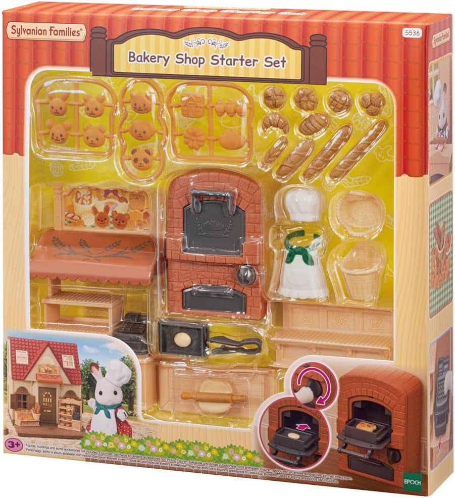 Sylvanian Families 5536 Puppenhaus-Bäckerei-Set – Puppenhaus-Spielset