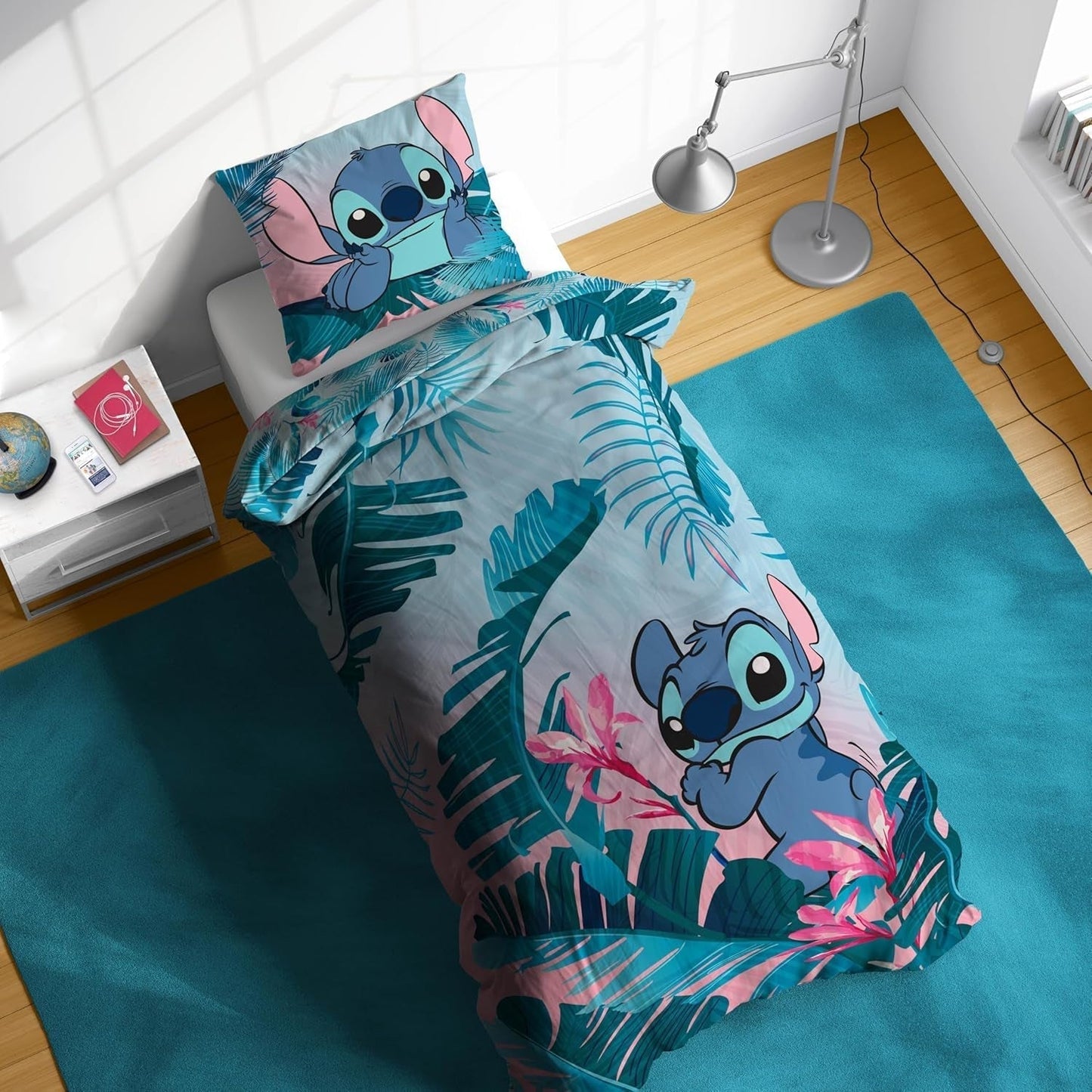 Bettwäsche-Set für Kinder Lilo And Stitch Floral Bettwäsche – Kinder Naty Shop