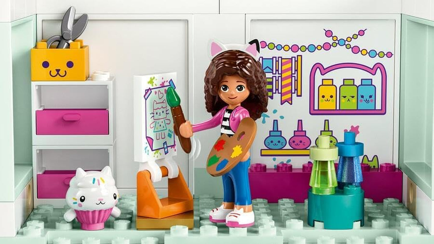Lego 10788 Gabbys Puppenhaus-Spielzeugset, 8 Zimmer und 4 Etagen Gabbys Puppenhaus-Spielzeug mit Pandi-, Erdmännchen-, Kuchi-Figuren und Zubehör, Geschenk für 4-jährige Mädchen, Jungen und Kinder. Bausets Besuchen Sie den LEGO-Store