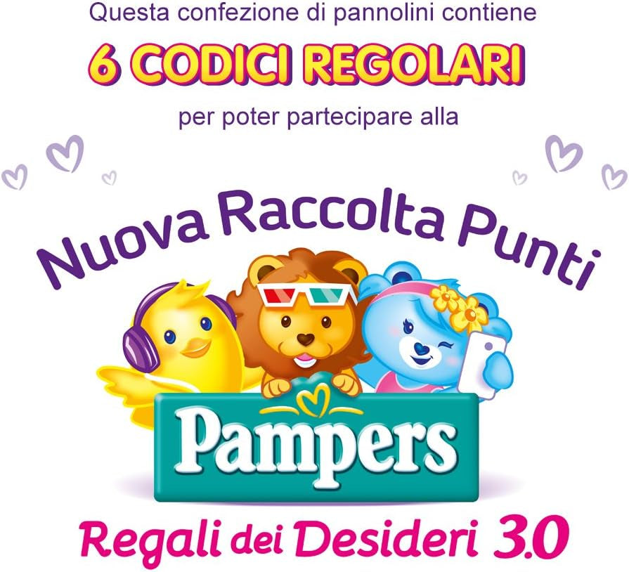 Pampers Sun and Moon Midi Windeln, Größe 3 (4-9 kg), 120 Windeln
