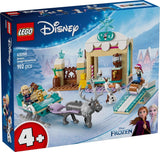 LEGO Ç€ Disney Frozen Annas Schlittenabenteuer, Konstruktionsspielzeug und Fantasy-Spielset, Schokoladenständer mit Anna-, Kristoff-, Olaf- und Sven-Minipuppen, Prinzessinnenspielzeug für Mädchen ab 4 Jahren 43256 Bausets Besuchen Sie den LEGO-Store