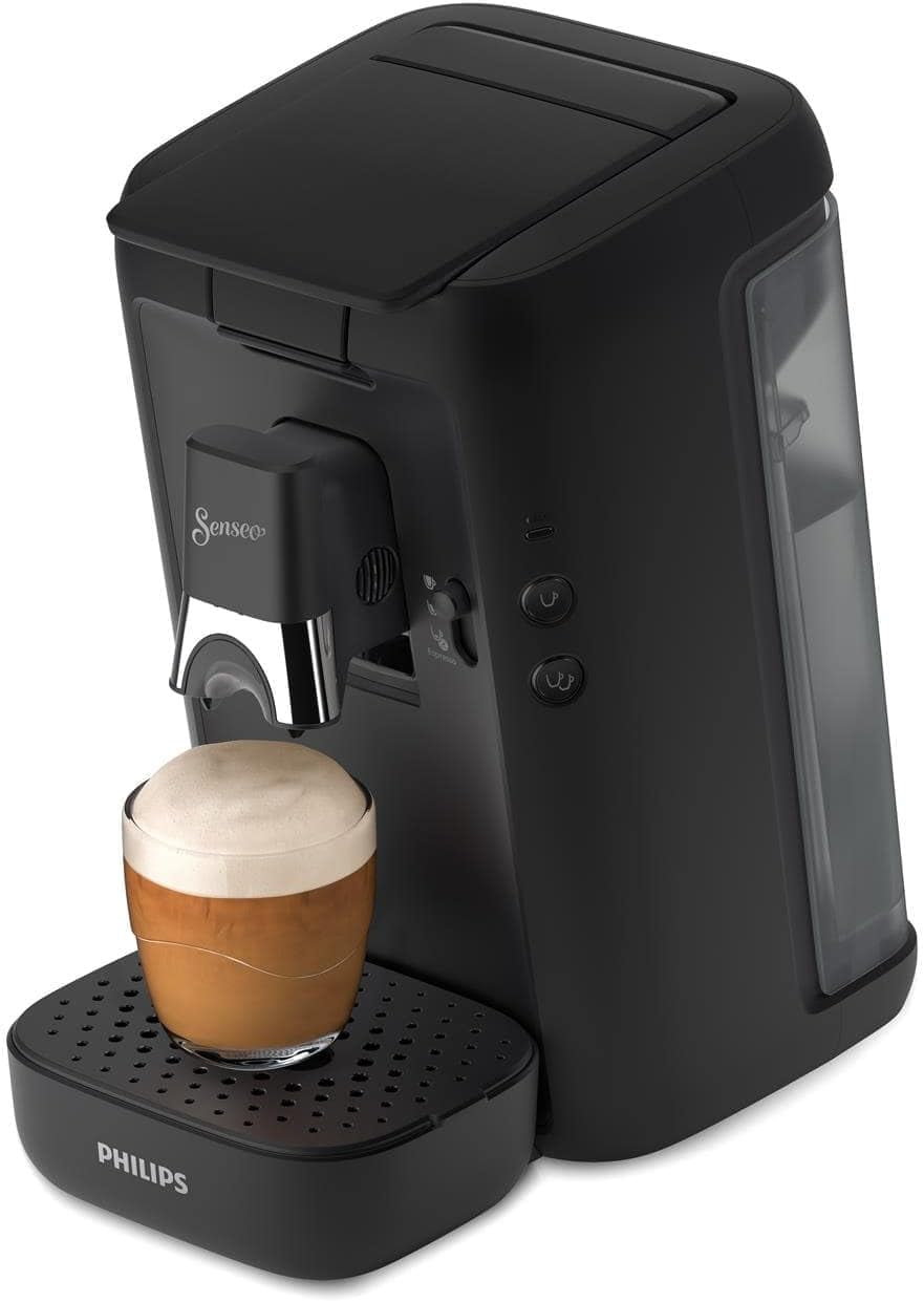 PHILIPS Senseo Maestro Kapsel-Espressomaschine – Intense Plus-Technologie, hochwertiger Espresso, ökologisches Design, 1,2 l Wassertank, Memo-Funktion, Entkalkungsanzeige (CSA260/60)