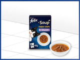 Felix Suppenstreifen, Katzensuppe, gemischte Sorte, 8er Pack (8 x 6 Beutel à 48g)