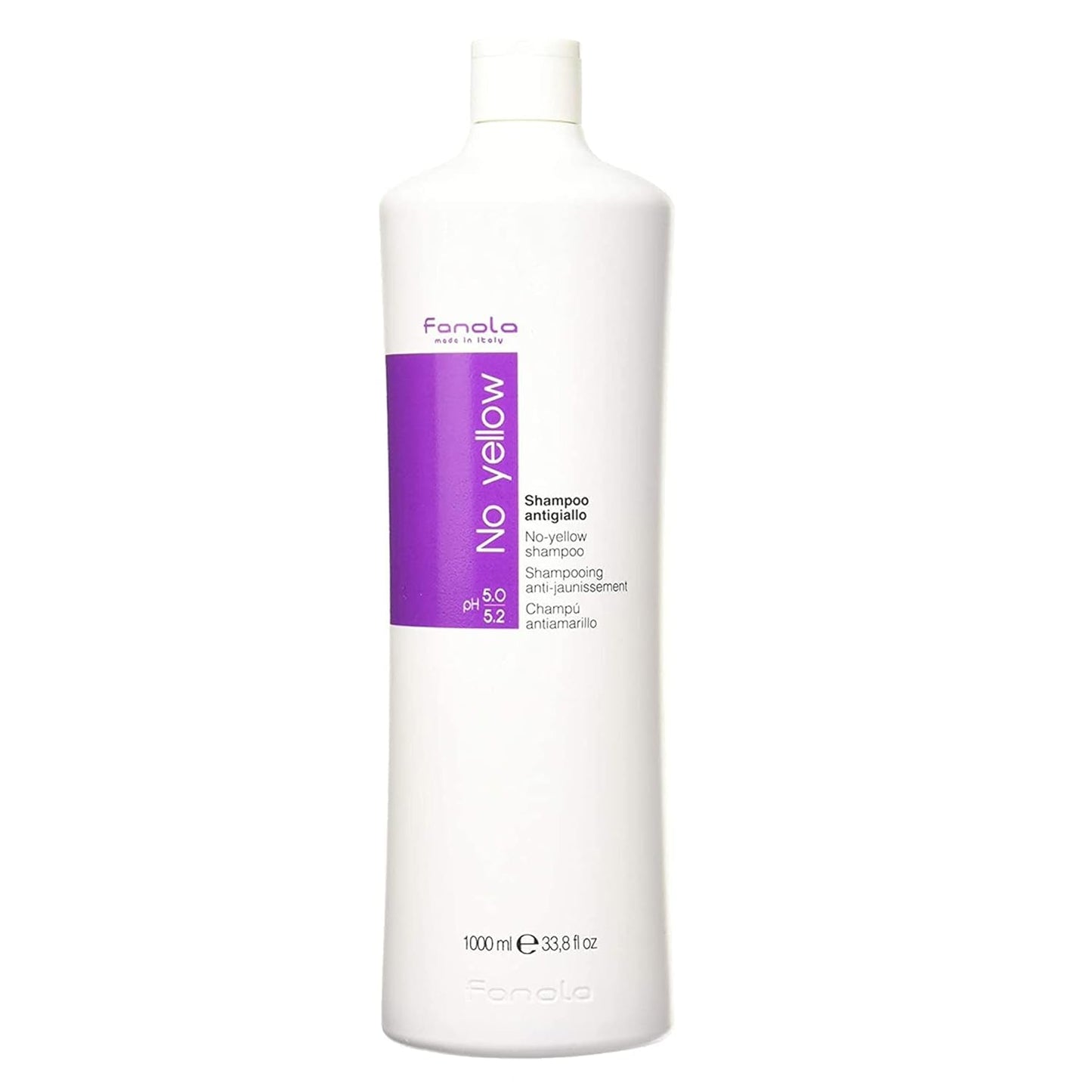 Fanola No Yellow Silver, Shampoo gegen gelbe Flecken, 1000 ml Dusche und Bad Fanola 1000 ml
