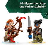 LEGO Horizon Adventures Aloy und Varl Vs. Gepanzerter Walker und Sawtooth, Monsterauto-Spielzeug und Minifiguren, Sammelset für Videospielfans, Jungen und Mädchen ab 9 Jahren 77037 Bausätze Besuchen Sie den LEGO-Store