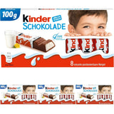Kinder Chocolate – Gefüllte Milchschokoladenriegel – 1 Packung mit 24 einzelnen Riegeln (24 x 12,5 g).