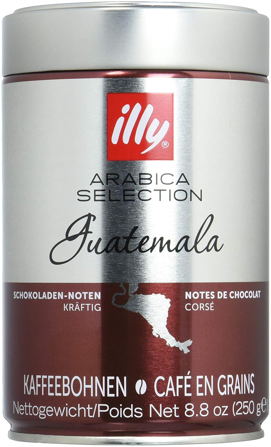 Illy-Kaffee, Espressobohnen aus der guatemaltekischen Arabica Selection – Packung mit 2 Portionen à 250g