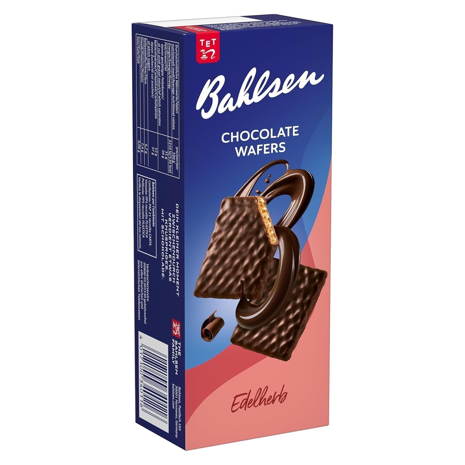 BAHLSEN Edelkräuter-Schokoladenwaffeln - Edelkräuter-Schokoladenwaffel (1 x 97 g)