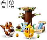 LEGO Frühlings-Tierspielplatz, Vogel- und Eichhörnchen-Bauset, Baumhaus-Spielset für Kinder, Geschenkidee für 8-jährige Jungen und Mädchen, Tierset, Tierfiguren-Spielzeug 40709 Bausets Beuche den LEGO-Store