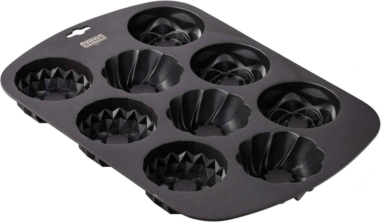 Backform für 9 Muffins Gugelhupf Original Kaiser Inspiration, 38 x 27 cm, antihaftbeschichtet Naty Shop