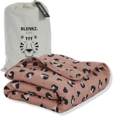 Beschwerte Babydecke | 3,5 kg | 100X150Cm | Therapiedecke | Gewichtsdecken | Schwere Decke (blaues Tigergesicht, 3,5 kg – 100 x 150 cm) BLENKZ Betten und Decken. Dunkelrosa Tiger 3,5 kg – 100 x 150 cm