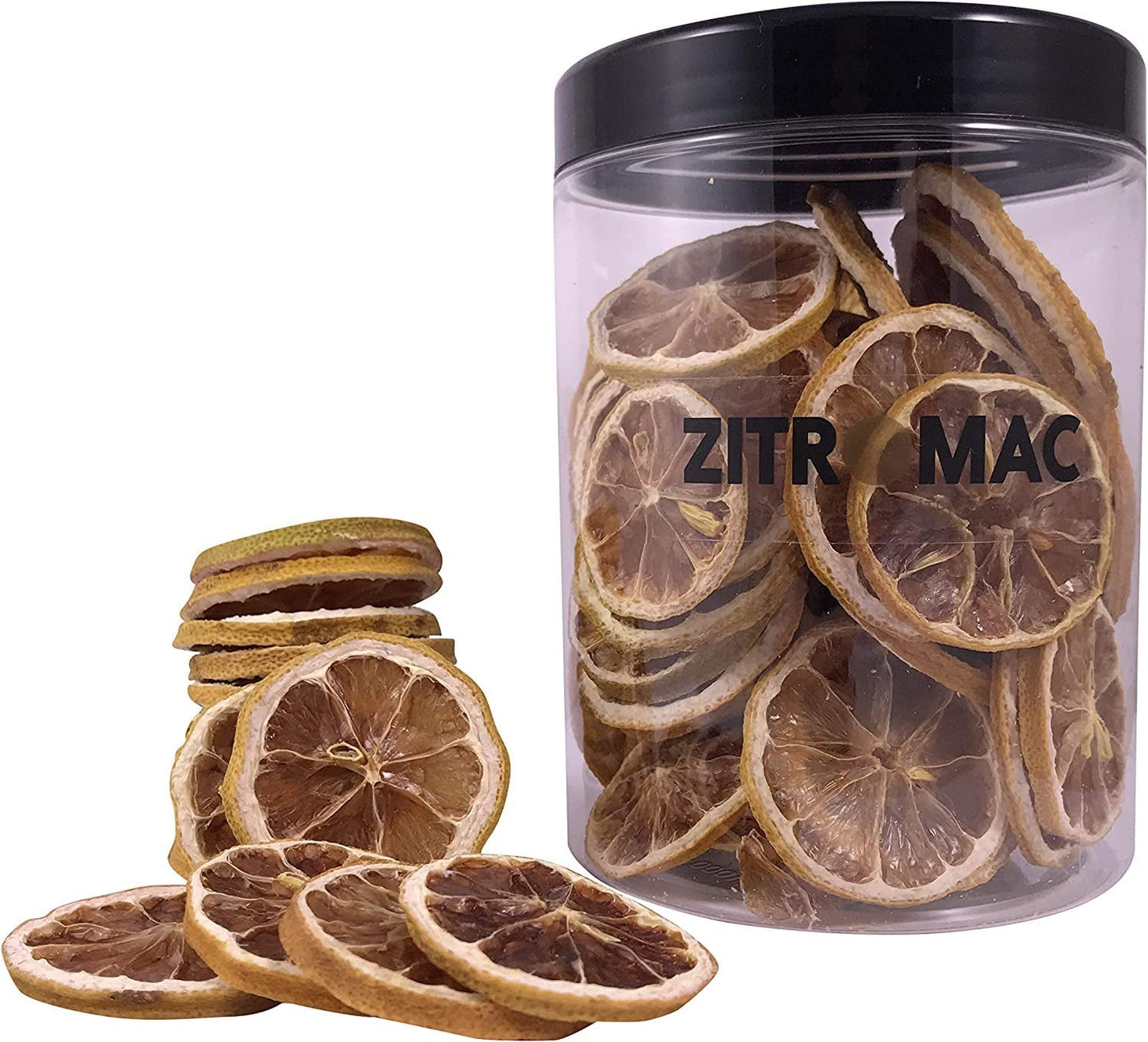 45 g getrocknete Zitronenscheiben, getrocknete Fruchtscheiben für Cocktails, getrocknete Zitrone für Weihnachtsdekoration, Glühwein, Tee, Backen | 100 % natürliche getrocknete Zitronen, dehydrierte Produkte Naty Shop 90 g