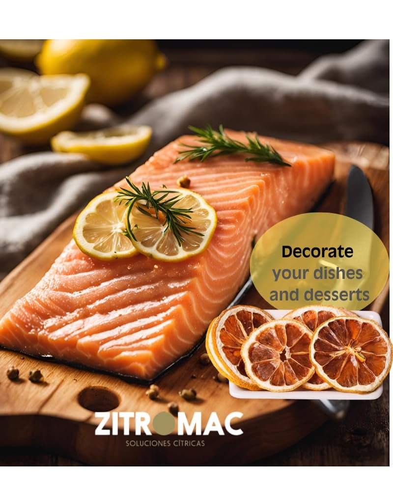 45 g getrocknete Zitronenscheiben, Trockenfruchtscheiben für Cocktails, getrocknete Zitrone für Weihnachtsdekoration, Glühwein, Tee, Backen | 100 % natürliche getrocknete Zitronen, dehydrierte Produkte Naty Shop