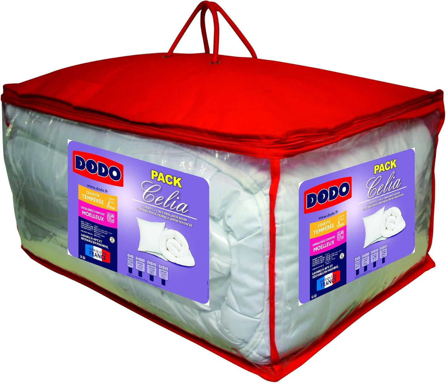 30519 220/240 Bettbezug und 2 Kissen Polyester/Baumwolle Weiß 220 x 240 cm Bettdecken und Steppdecken Naty Shop