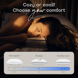 Coop Home Goods Eden Cool verstellbares Kissen, King-Size-Größe, verstellbarer Gel-Memory-Schaum, weicher, atmungsaktiver Lulltra-Stoff, ideal für alle Schläfer, umweltfreundlich, Naty Shop Standard-Kissen