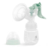 Kikkaboo ELSIE Milchpumpe, manuell mit 2 Modi, einstellbare Saugkraft, weicher Silikonbecher Zubehör Essen und Stillen Bebe Naty Shop