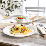 vivo - Villeroy & Boch Group – Essential White Tafelservice 18 tlg. Weiß, Spülmaschinenfest, Mikrowellensicher, Geschirr Set für 6 Personen, Müslischalen, Speiseteller, Dessertteller, Premium Porzellan