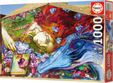 Educa - Puzzle mit 1000 Teilen für Erwachsene | Sant Jordi, Lily Brick. Abmessungen: 68 x 48 cm. Inklusive Fixpuzzle-Puzzlekleber. Seit 14 Jahren (19926) Puzzle Naty Shop