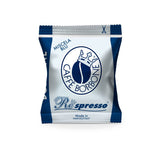 Caffè Borbone Kaffee Kapseln Respresso, Blaue Mischung, 100 stück & Kaffee Kapseln Respresso, Entkofeinierte Dek Mischung - 100 stück - Kompatibel mit Häuslichen Kaffeemaschinen Nespresso®*