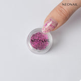 NÉONAIL Nail Art Flowers Set – Trockenblumen – Getrocknete Blumen – Nageldesign Zubehör – Nageldekorationen – Getrocknete Blüten – Nageldekoration – Gelnägel Zubehör – 3 Farben – Rosa, Lila, Orange