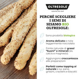Bio-Sesamsamen 3 kg, rohe Bio-Ölsaaten, weißer Sesam, natürlich geschält, ungeröstet, Quelle für Kalzium und Eisen, Sparpaket