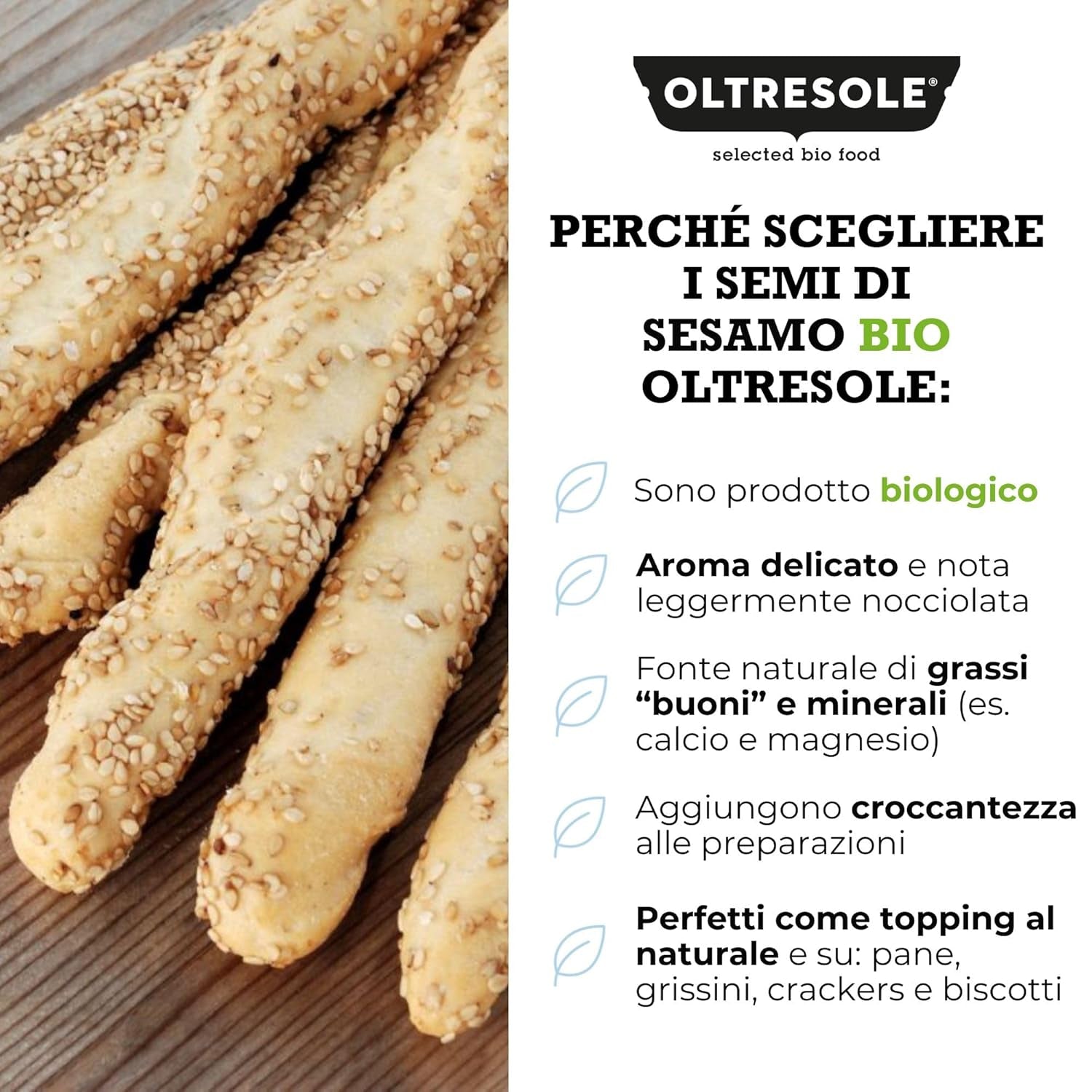 Bio-Sesamsamen 3 kg, rohe Bio-Ölsaaten, weißer Sesam, natürlich geschält, ungeröstet, Quelle für Kalzium und Eisen, Sparpaket