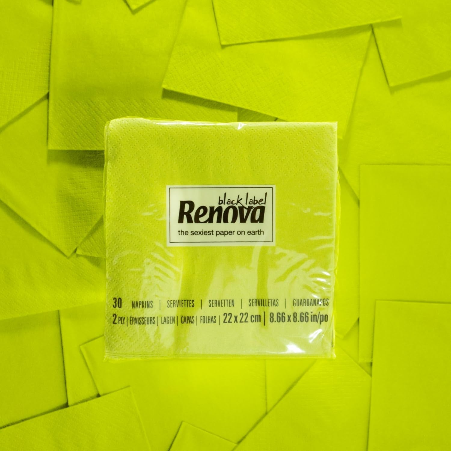 Renova Cocktail Green Papierservietten – 30 Servietten
