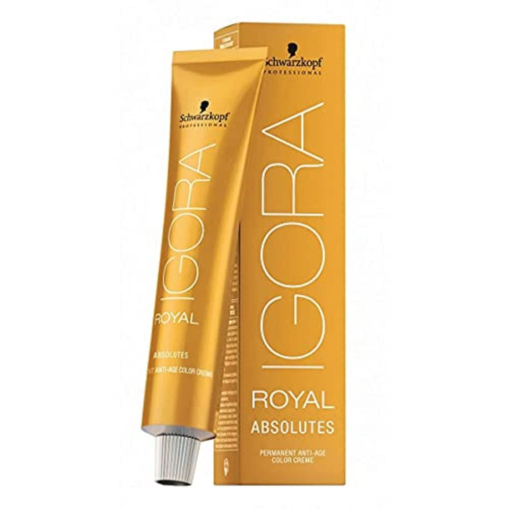 Igora Royal Absolute Age Blend Haarfarbe, 7-560 Schokoladengoldenes Mittelblond, 60 ml Naty Shop Haarfarbe 9-50 Sehr helles Blond, natürliches Gold 60 ml (1 Packung)