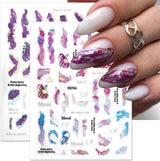 6 Farben Marmor Nagelaufkleber Bronzer Silber Selbstklebende Aufkleber Bloom Marmor Nagelaufkleber 3D Marmor Nagelaufkleber Design Zubehör Nagelkunst Aufkleber Nagelaufkleber Set Nagelfolie