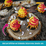 DECOCINO Gelbe fettlösliche Farbpaste – 15 g – Lebensmittelfarbe auf Ölbasis, ideal zum Färben von Schokolade, Buttercreme, Fondant oder Keksteig