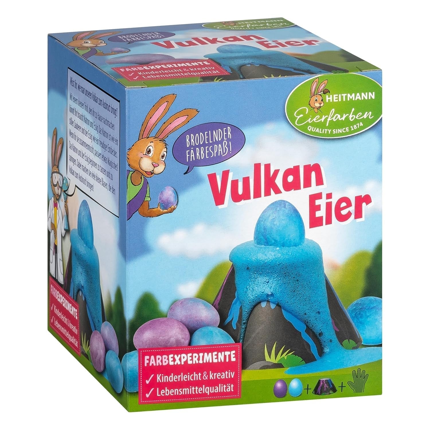 Heitmann Eierfarben - Eierexperimente - Zauberhafter Färbeschaum