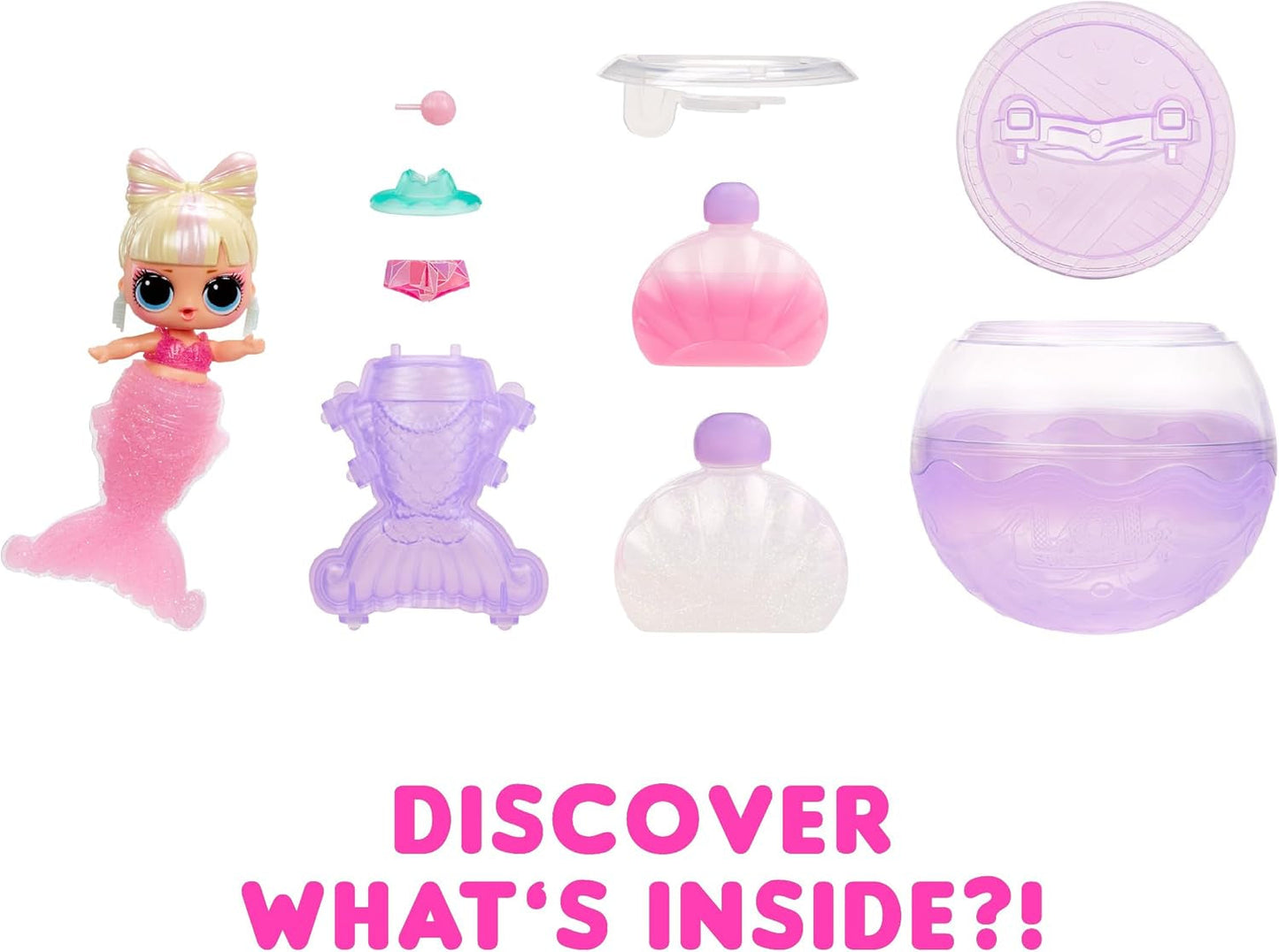 L.O.L. Überraschung! Mermaids Tots – Modische Minipuppen mit farbwechselnden Schwänzen – Geeignet für Sammler, Mädchen und Jungen ab 4 Jahren Naty Shop Dolls
