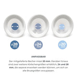 Nuvita Efficient Doppelpumpenset für Materno Smart X - 1287KDX | Komplettes Zubehörset, Anti-Kolik-Flasche, zugelassen von Aio Accesorii Hrana si Alattare Bebe Naty Shop