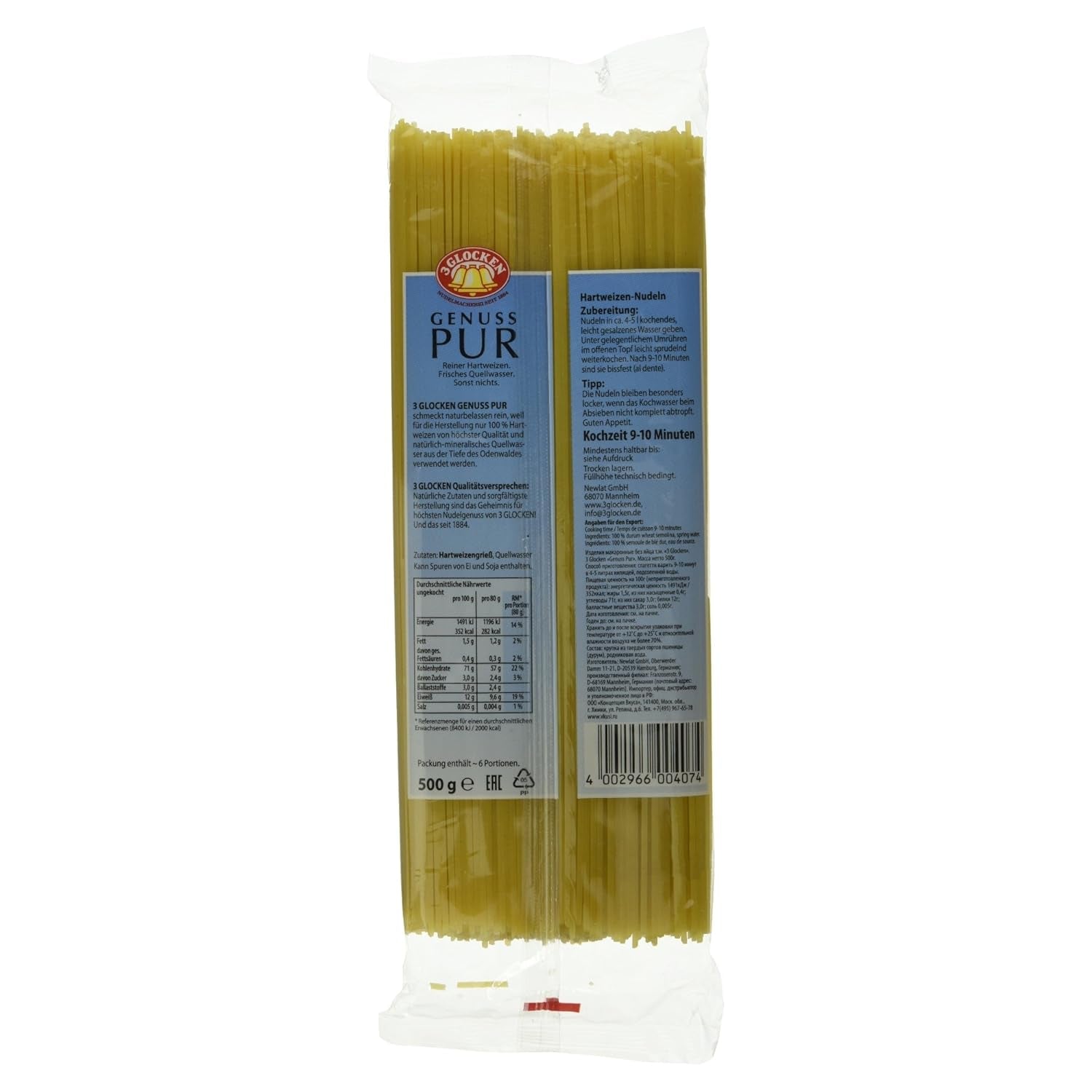 Pure Genussnudeln 10er Pack (10 x 500g)