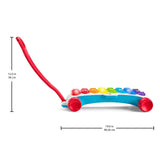 Fisher-Price Leuchtendes Riesen-Xylophon – elektronisches Musikinstrument zum Nachziehen von Liedern mit Lerninhalt, für Kinder, Kleinkinder ab 9 Monaten, mehrfarbig, Version: Französisch, HJK40 Jucarii Bebe Naty Shop