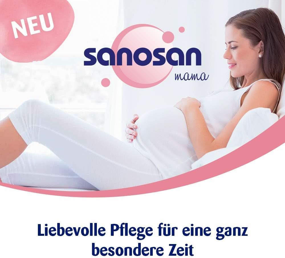 Sanosan Stretch Mark Minimizer, klinisch getestet – reduziert nachweislich Dehnungsstreifen nach der Schwangerschaft, ohne Paraffinöl, Farbstoffe, Silikone, 75 ml Kosmetik und Schönheit Naty Shop