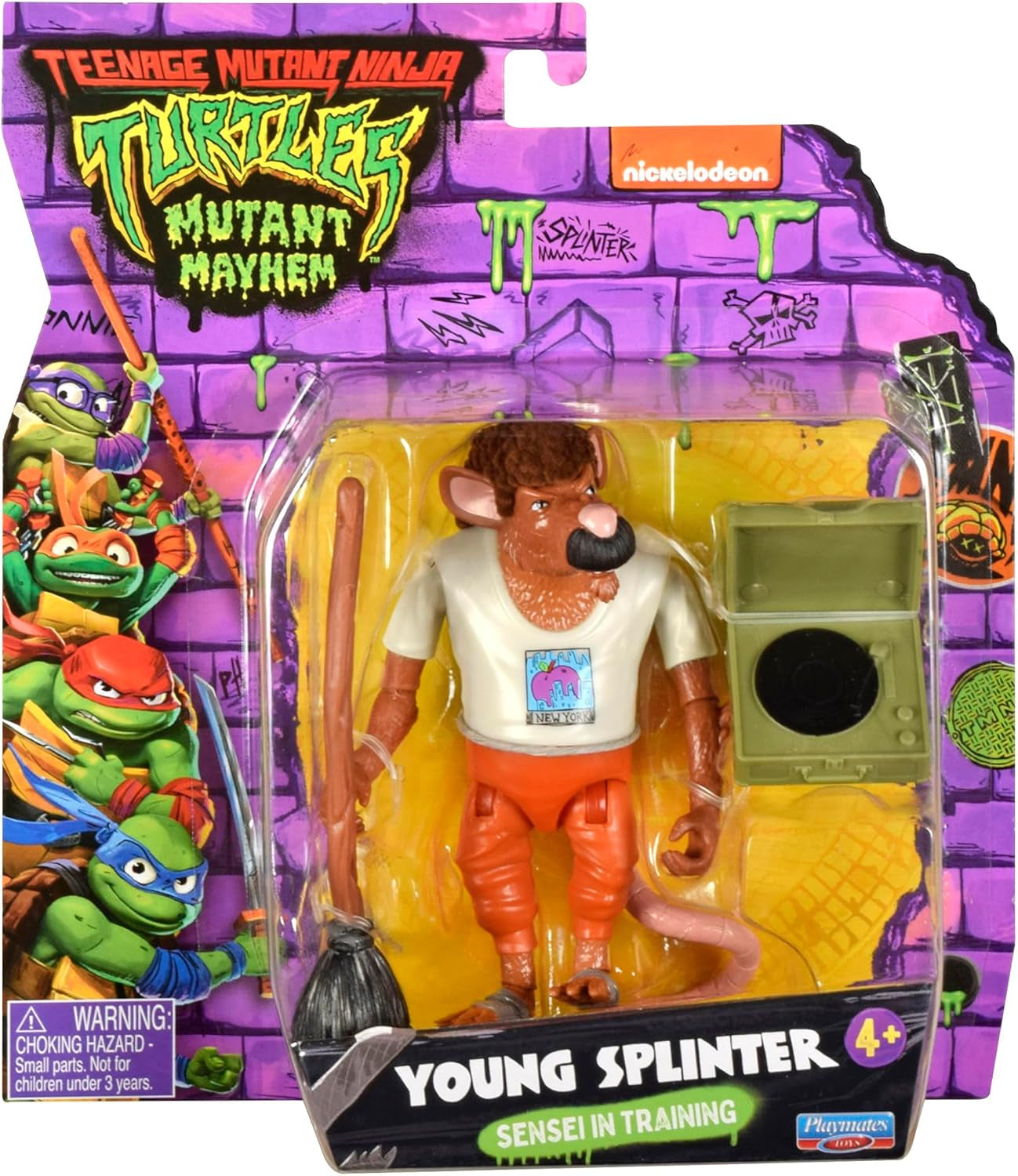 TEENAGE MUTANT NINJA Turtles – Ray Fillet Actionfiguren Naty Shop Splinter Base Figur