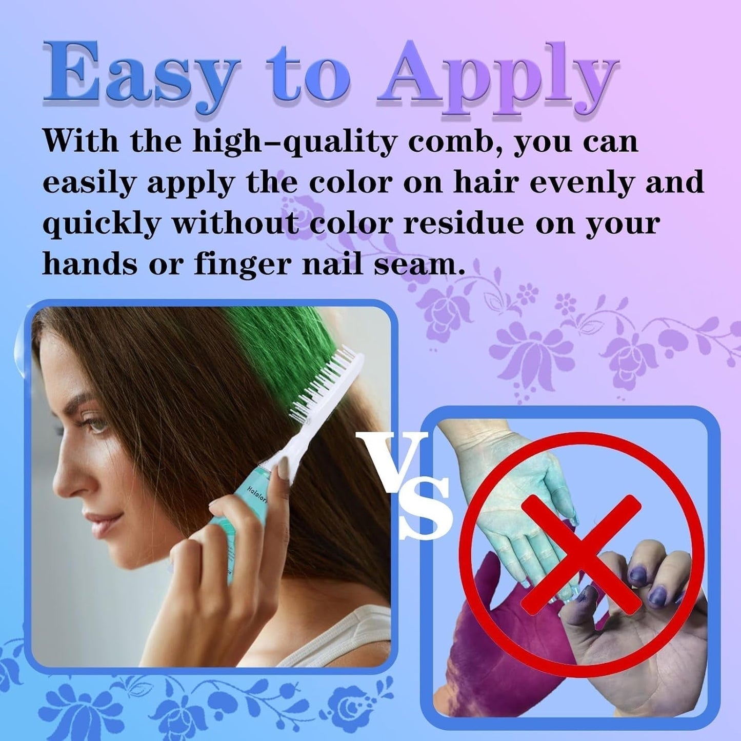 COLAYERIST Haarkreide 4 Farben Erwachsene Mädchen Haarkreide Kinder Temporäres Haarfärbeset Kinder Waschbar Ungiftige Haarkreide Mädchen Geschenke 6 7 8 9 10 11 12 13 Jahre alt Haarfärbemittel Naty Shop